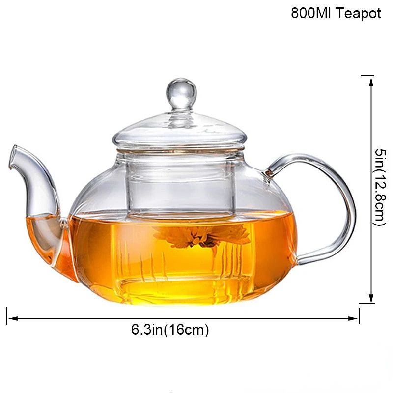 flower teapot 800ml