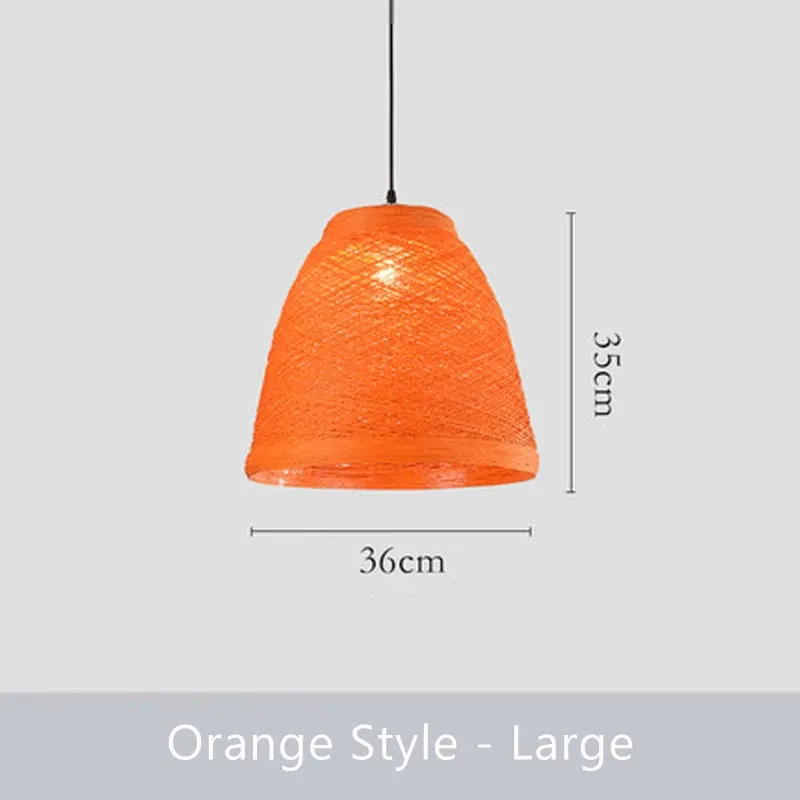 Ingen glödlampa orange 36 cm