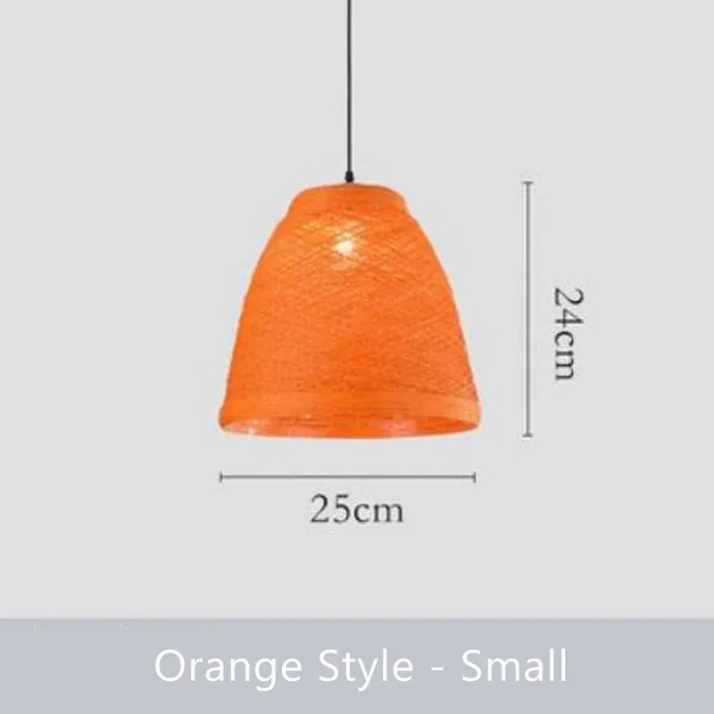 Ingen glödlampa orange 25 cm