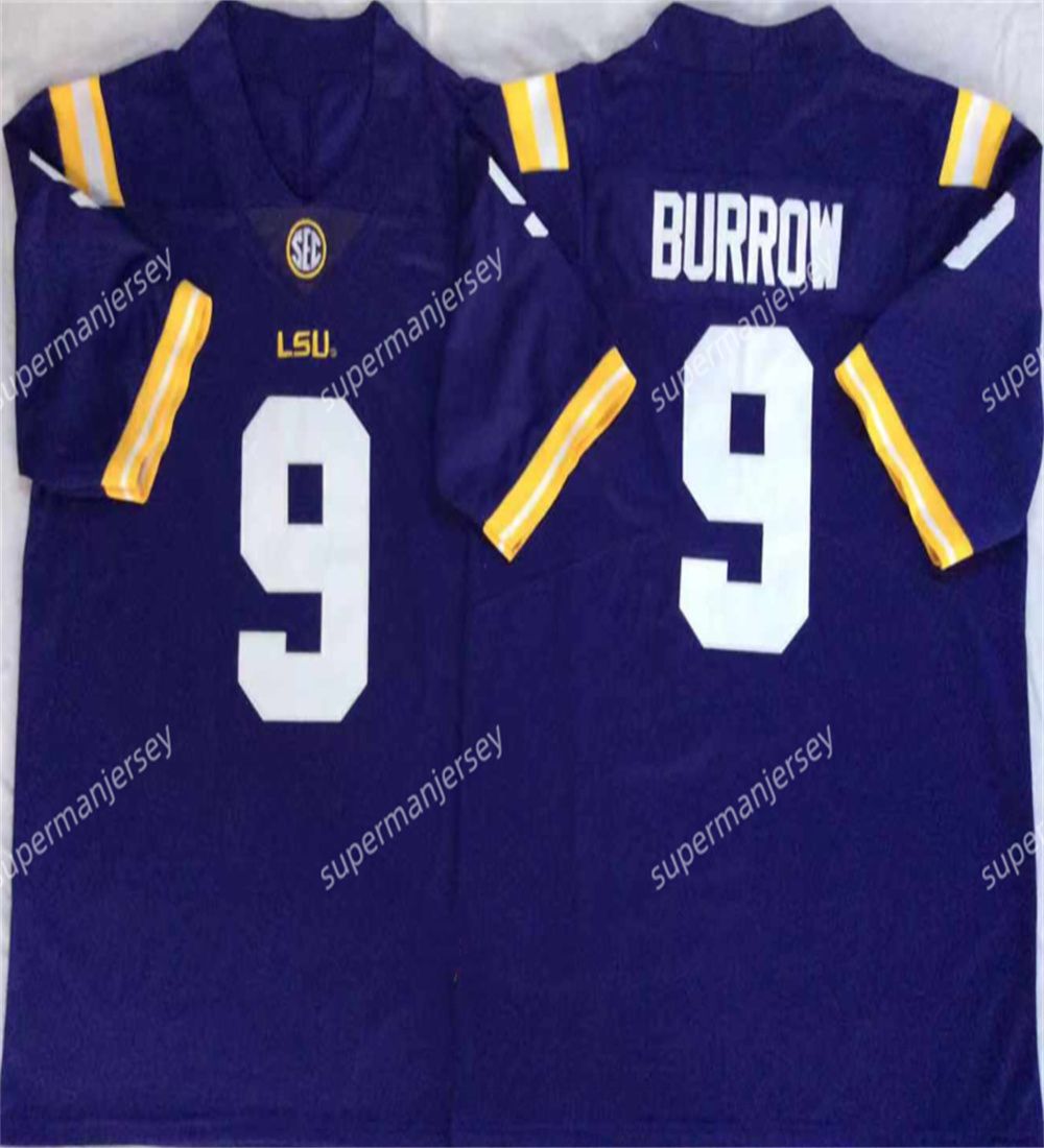 #9 Burrow Purple Jersey