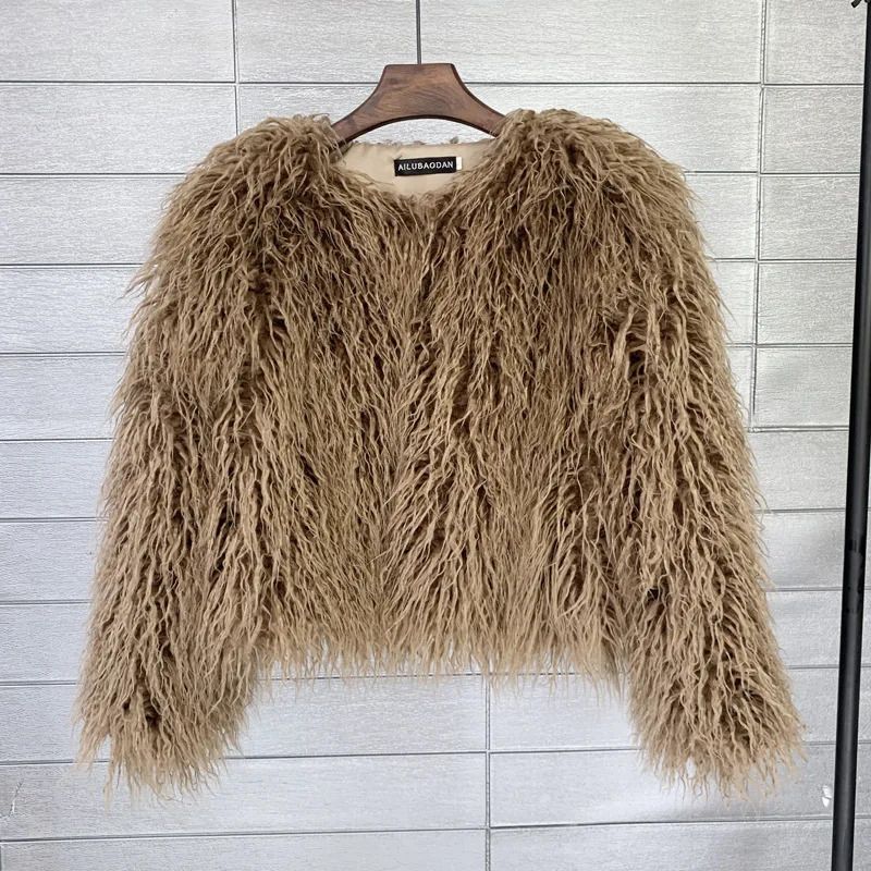 płaszcz faux fur