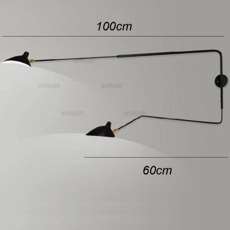 2 개의 헤드 100cm 60cm