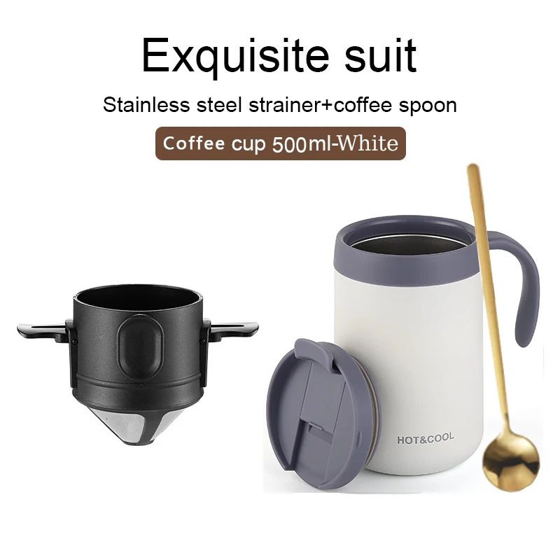 Ensemble de tasse blanche de 500 ml