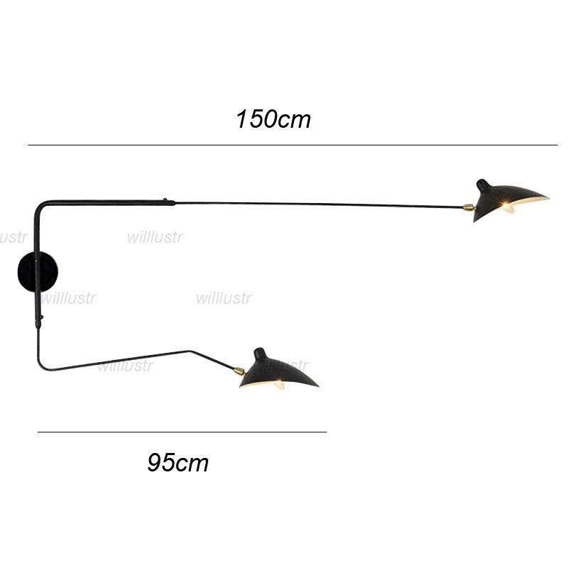 2 개의 헤드 150cm 95cm