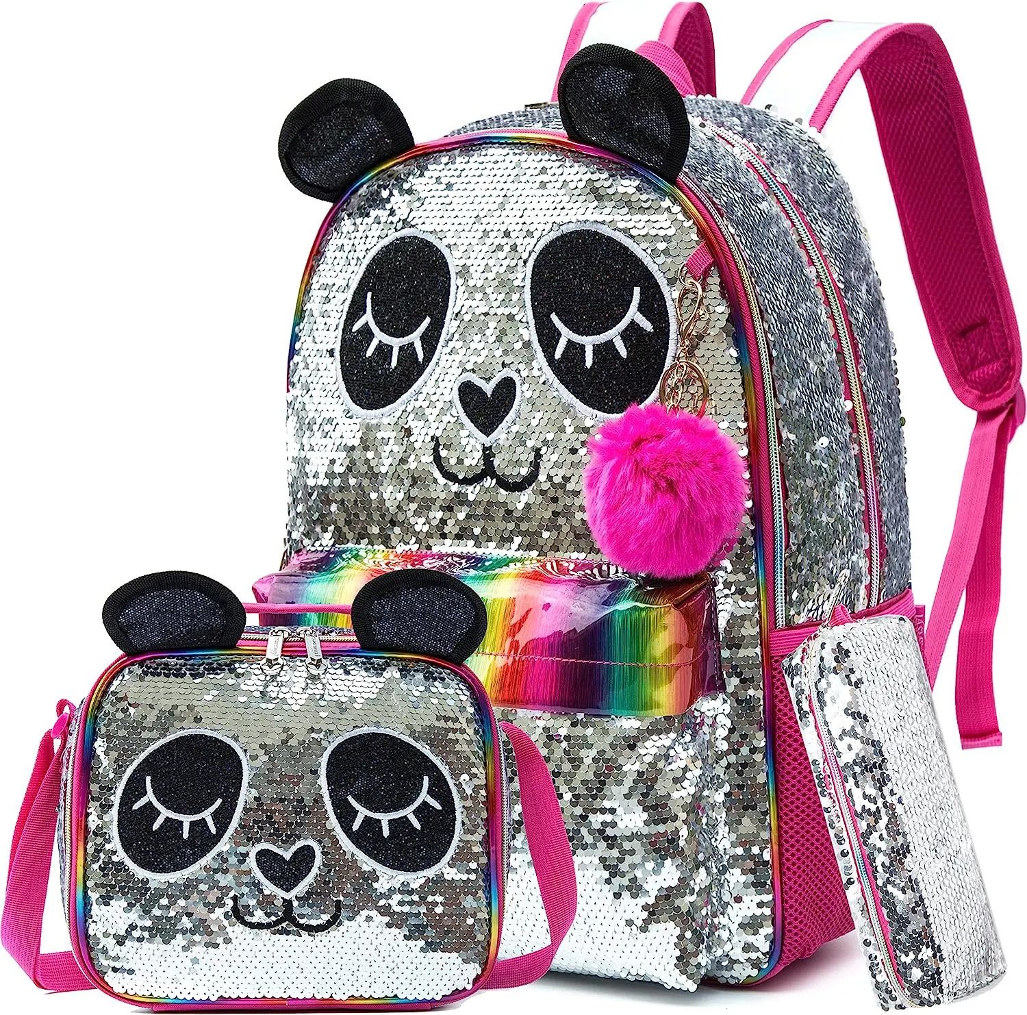 Bunte Panda-Tasche