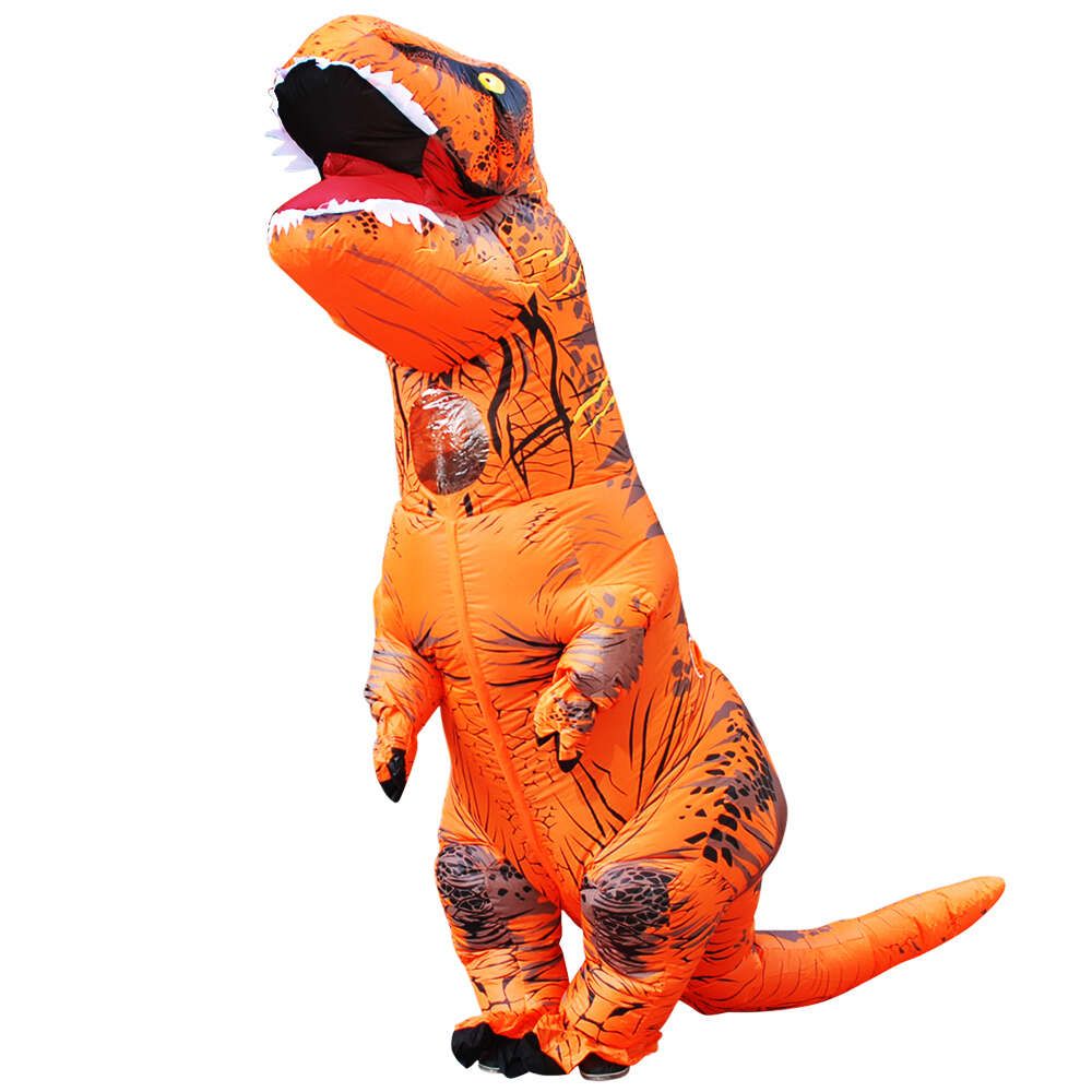 Orangefarbener Dinosaurier