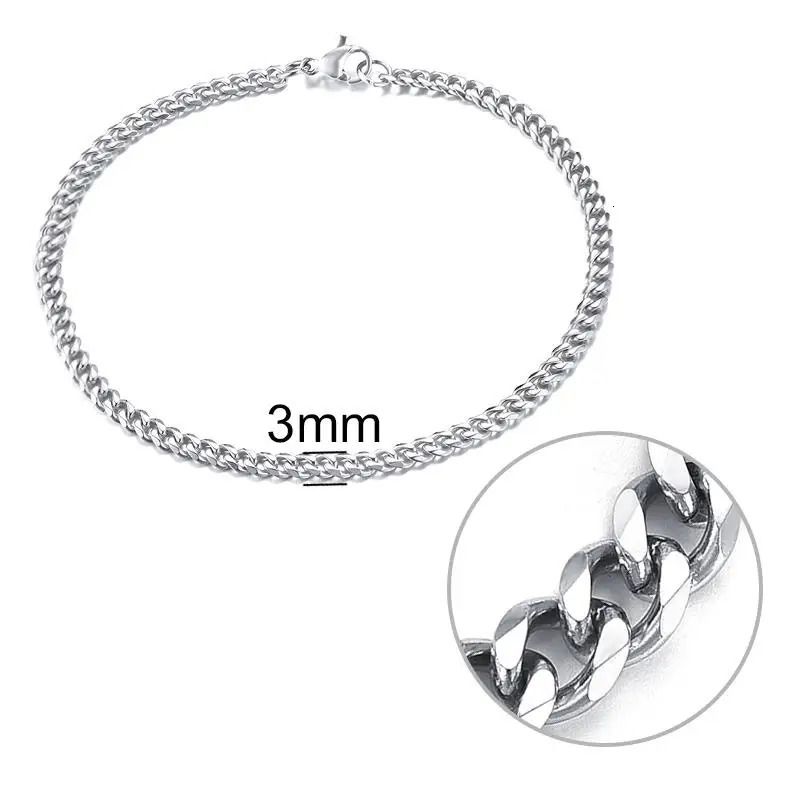 3mm Silver-7.09 Inch 18cm