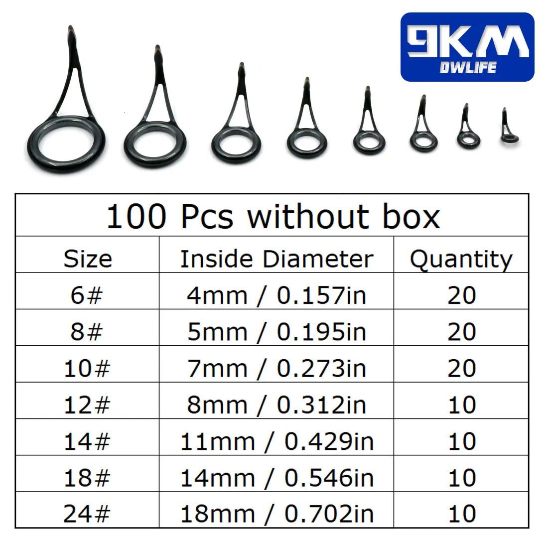 100pcs Without Box