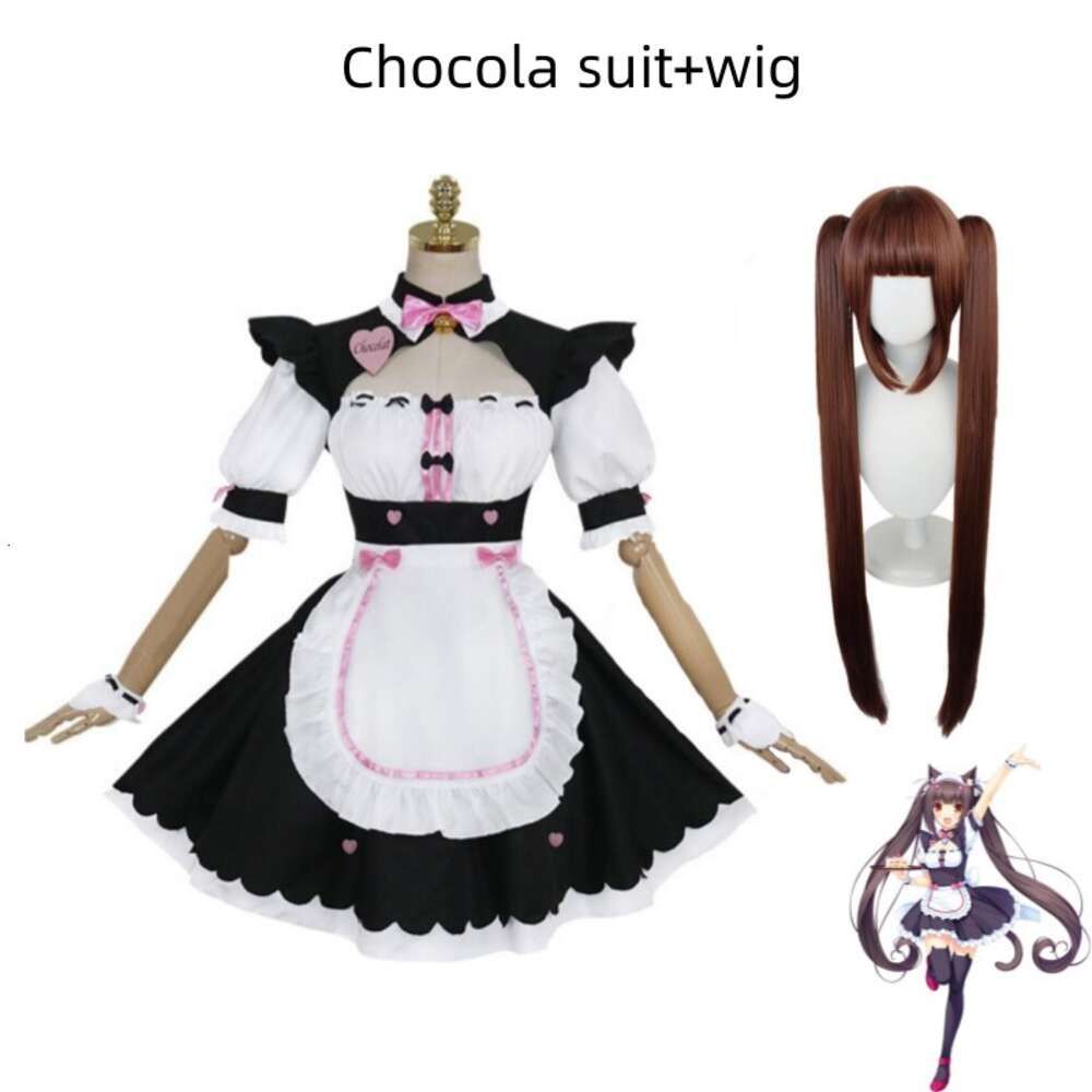 Perruque de costume chocolat