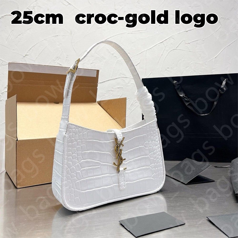 Krokodil weiß_gold Logo
