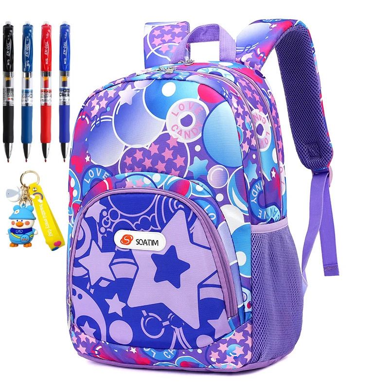 Girls school backpack School Bags for Children Orthopedic Backpack  waterproof Primary schoolbag kids book bag Mochila Infantil