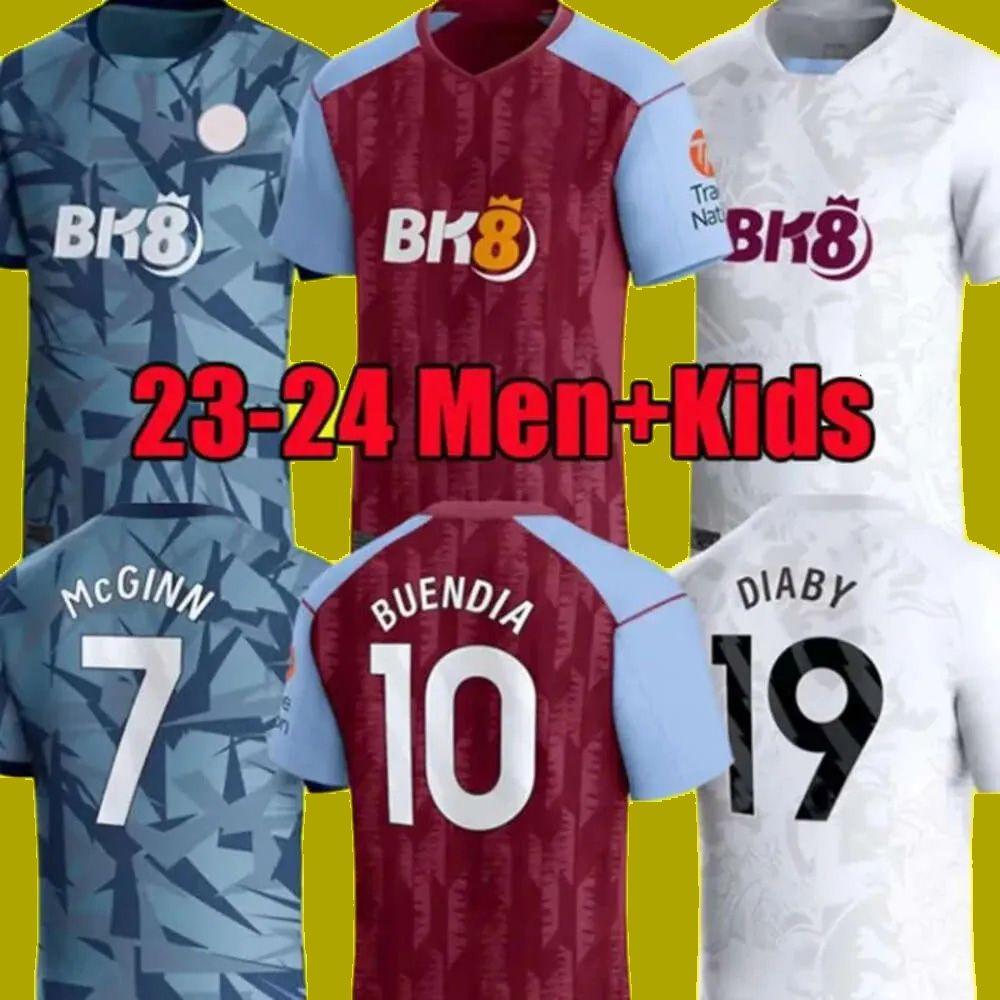 KAMARA 23 24 Home Aston VillaES Soccer Jerseys 2023 2024 WATKINS BUENDIA  McGINN EL GHAZI DOUGLAS LUIZ MINGS KONSA CASH Men Kids Football Shirts Set  Uniforms From Soccer1213, $7.05