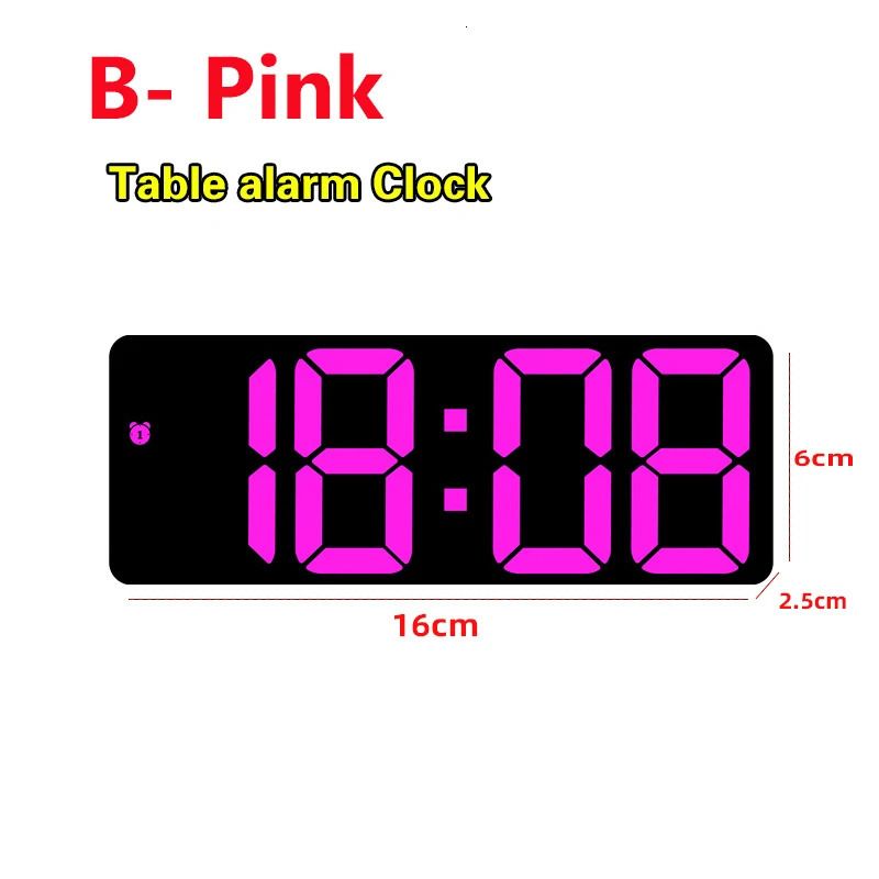 B-pink Table Clock