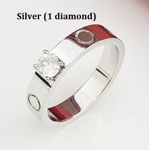 Silver with 1diamond