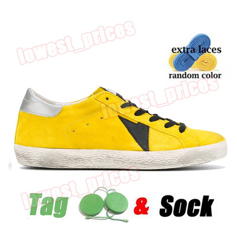 C32 Yellow Suede With Black Star