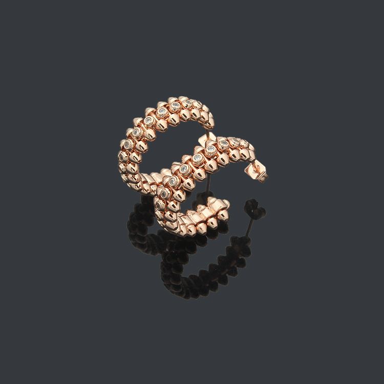 08-53 rose gold earring