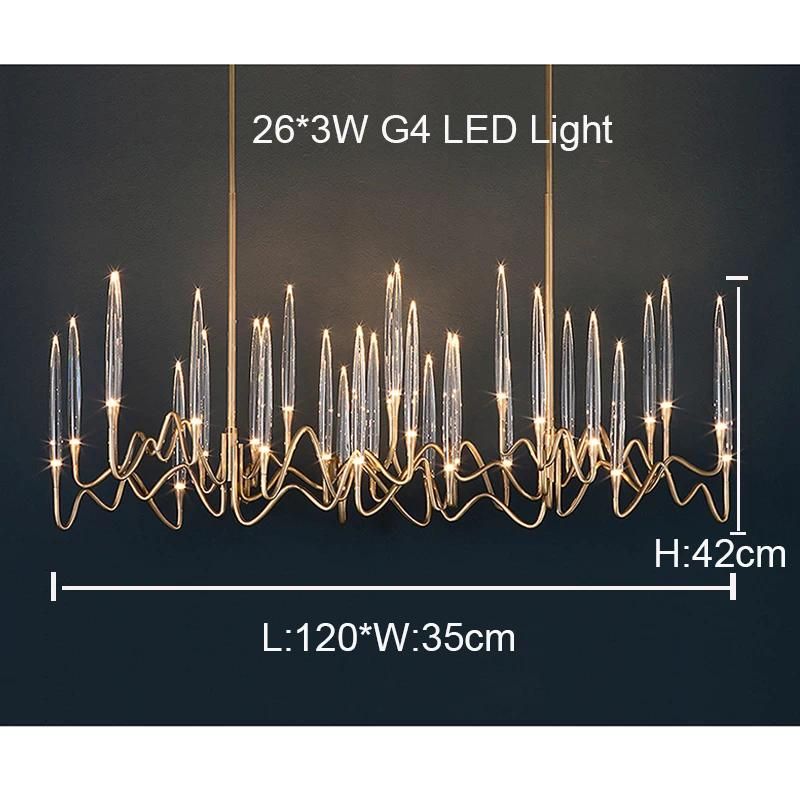 gt;7 Warm Light Goldfarbe L120cm 26 Licht