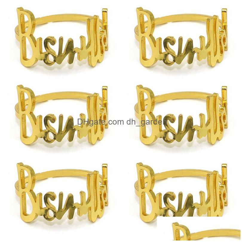 6Pcs Gold