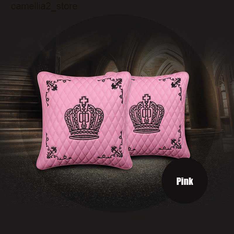 2 Pink Throw Pillows