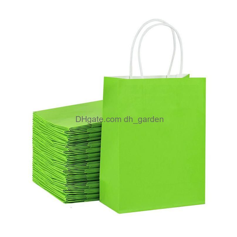 Saco de papel verde