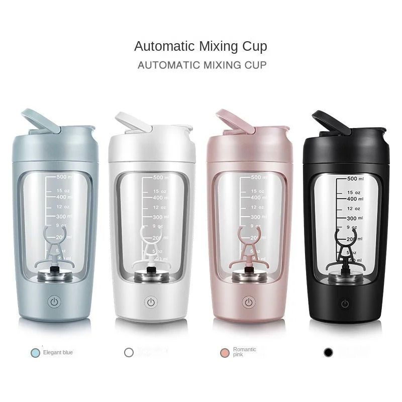 650ML Electric Shaker Cup Automatic Mixing Coffee Mug Usb Rechargeable  Portable Mixer Cup Stirring Protein Shaker Bottle For Gym