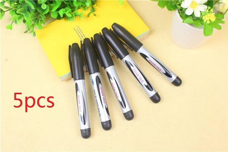 5pcs Noir Pen