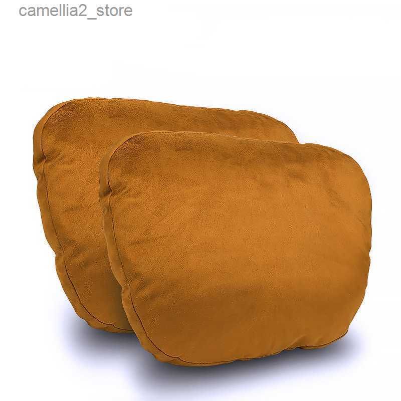 2pcs茶色の枕