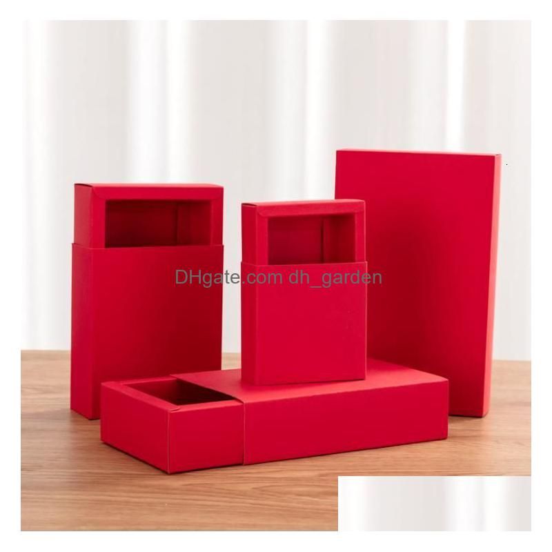 Red-Inner 14X7X3 Cm-10Pcs