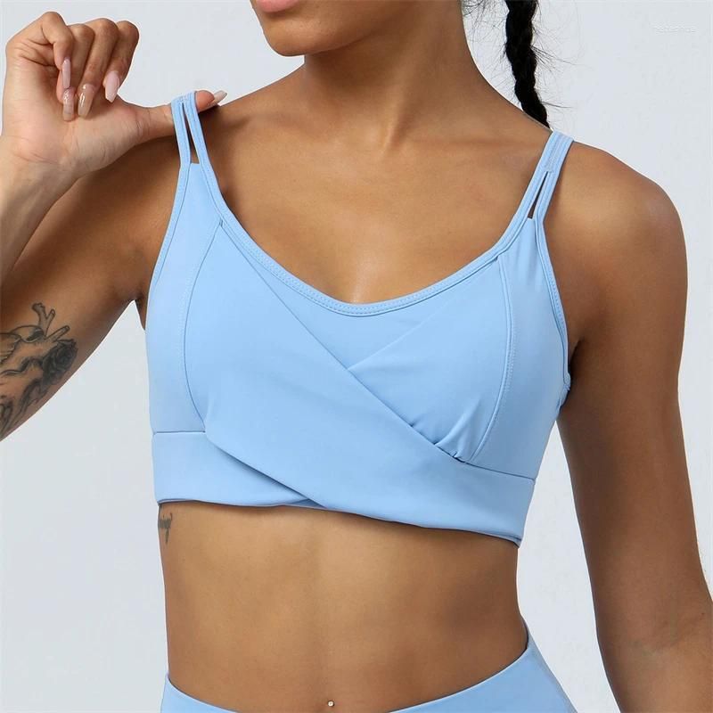 Blue Sports Bra