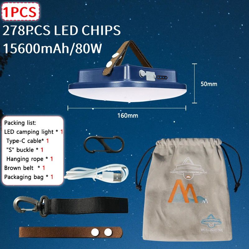 Blue Lamp And Bag