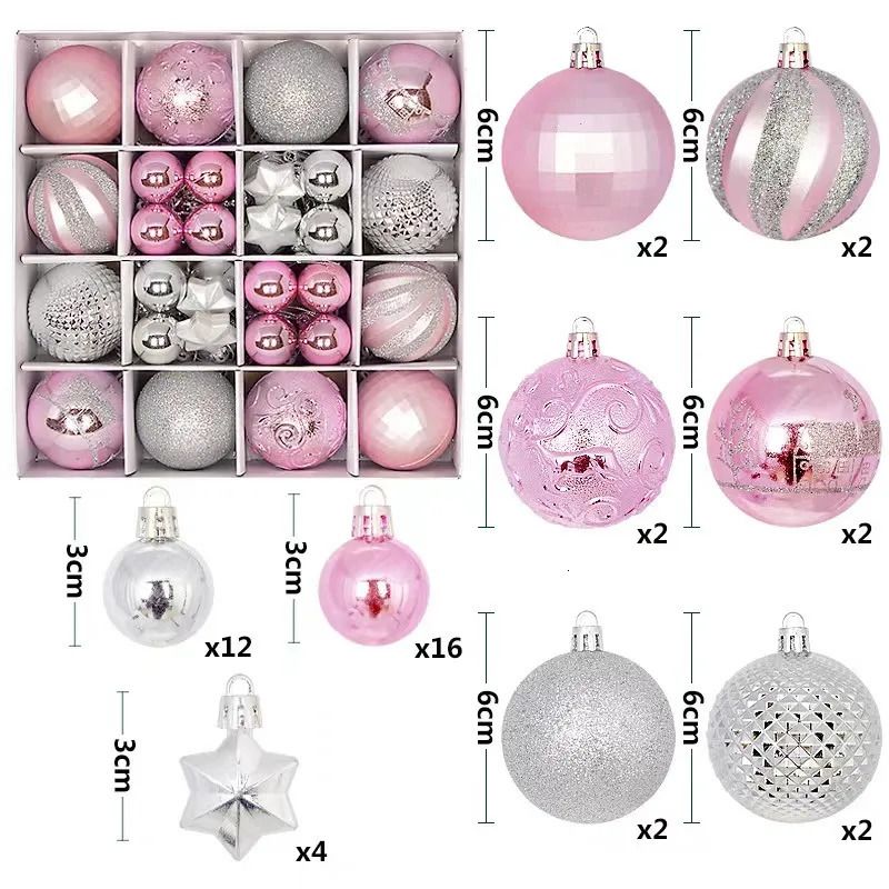 New 44pcs Pink-Bubble Film Package