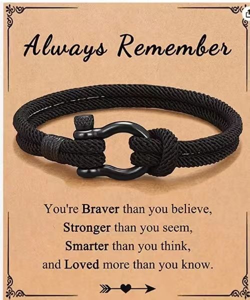 Black+Always Remember Card