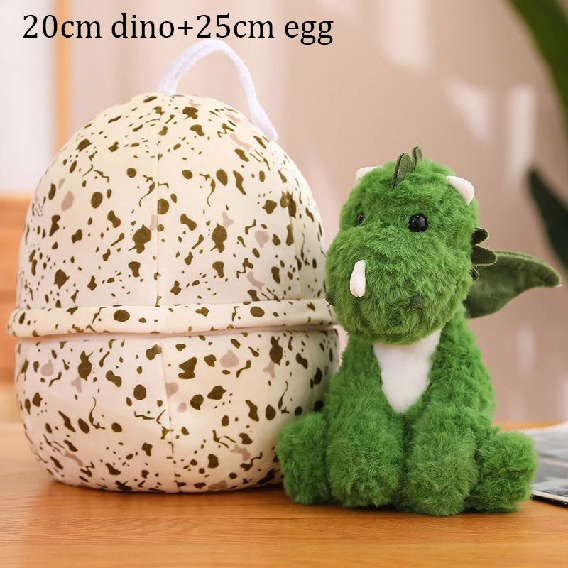 20cm dino in een ei