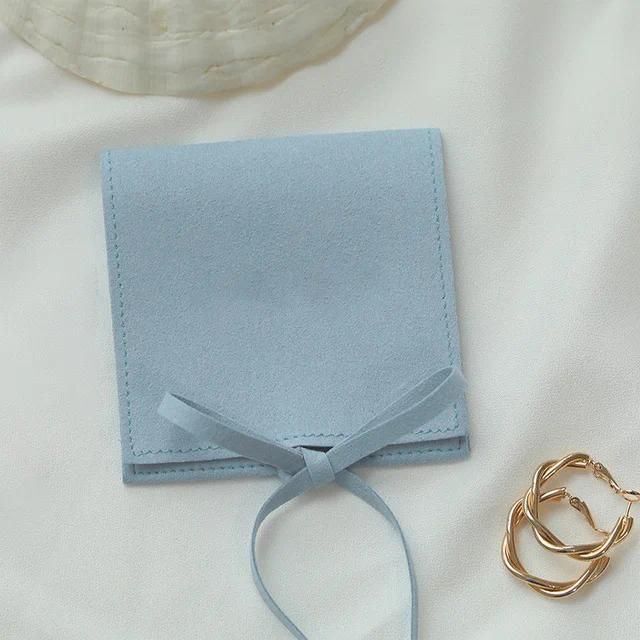 Plain 10pcs Light Blue 8x8cm