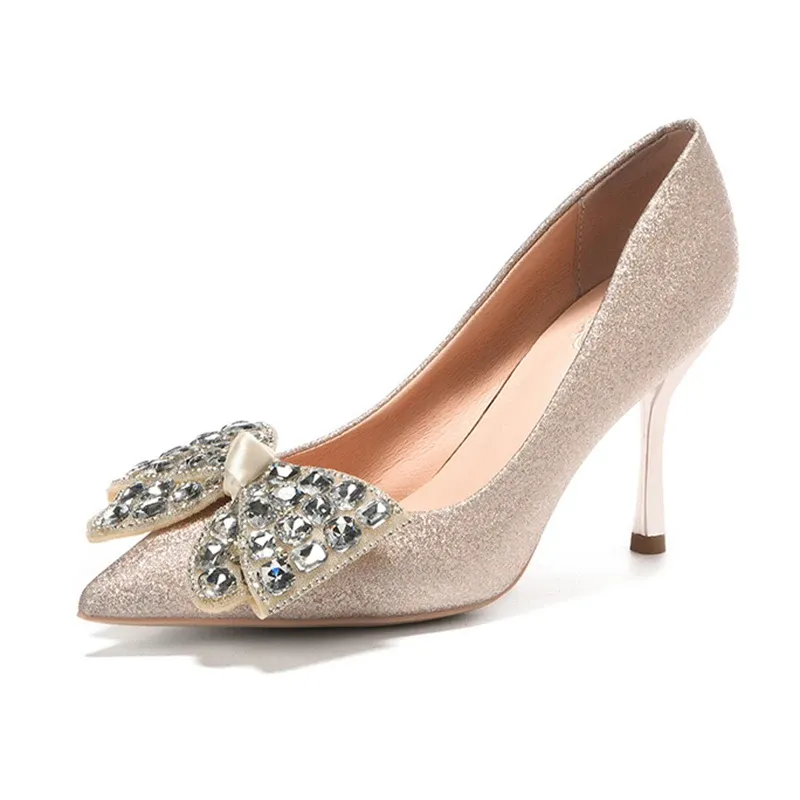 Talons 6 cm champagne