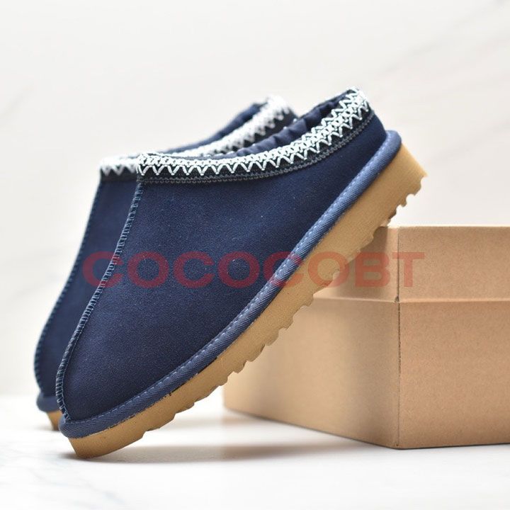 Designer Snow Boots Leather High Quality Wool Tazz Slippers Tasman