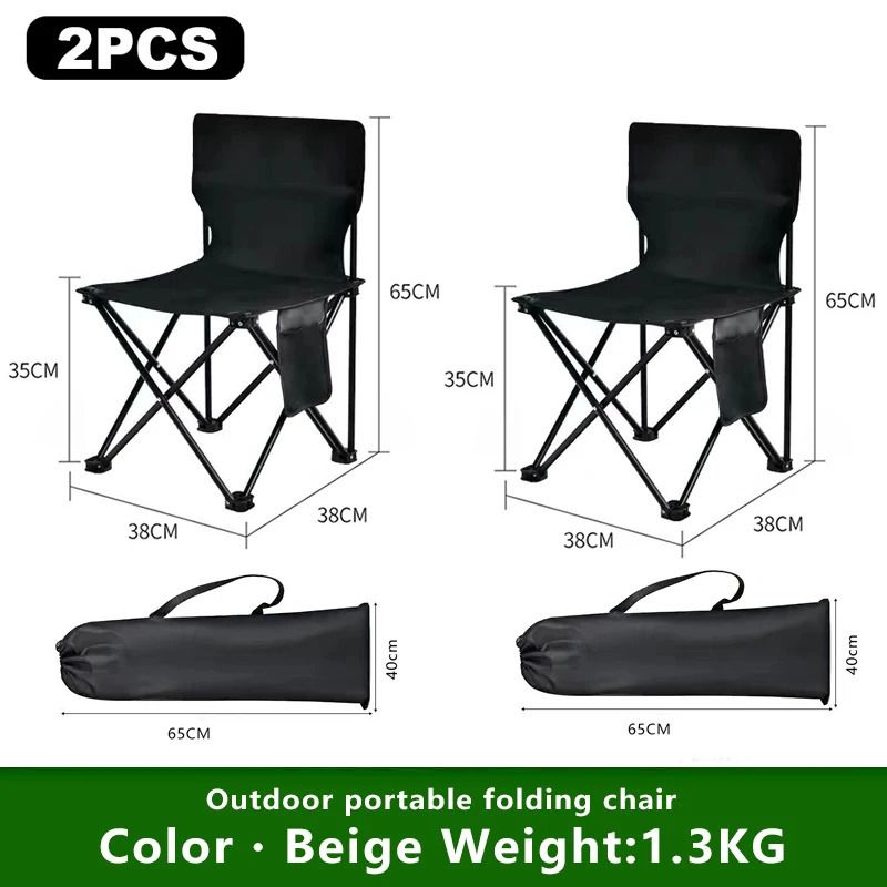 Black Chair 2pcs