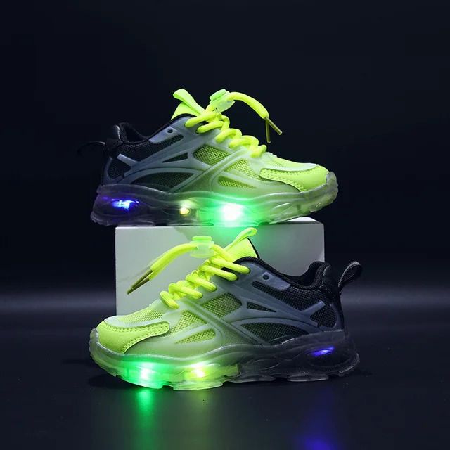 led-обувь10-зеленый