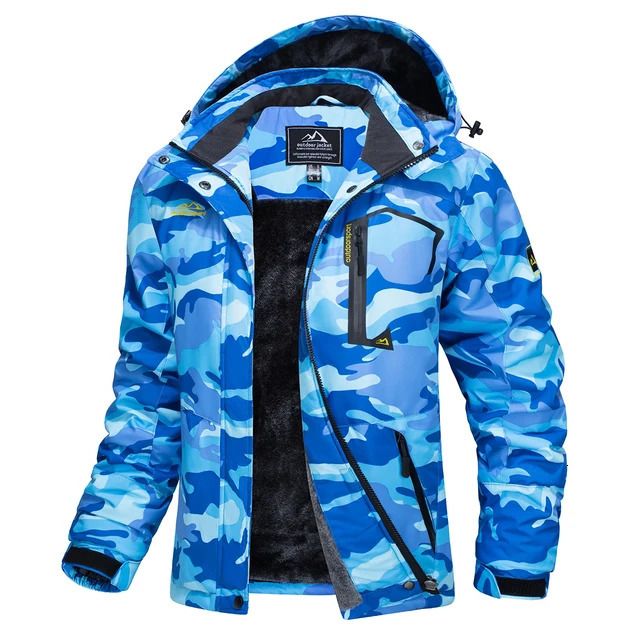 Blauwe camo