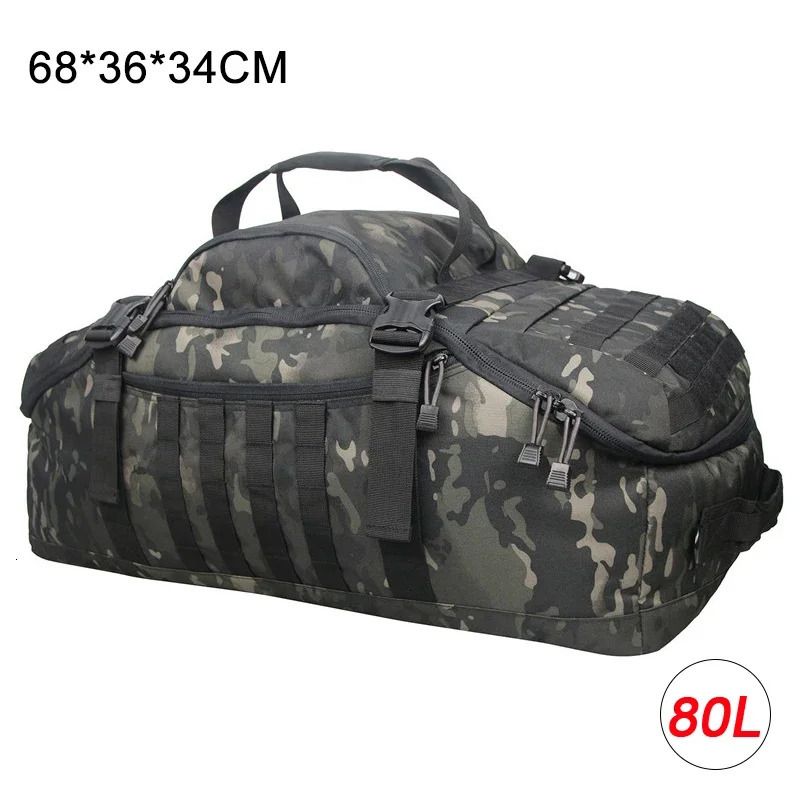 CAMO NEGRO 80L