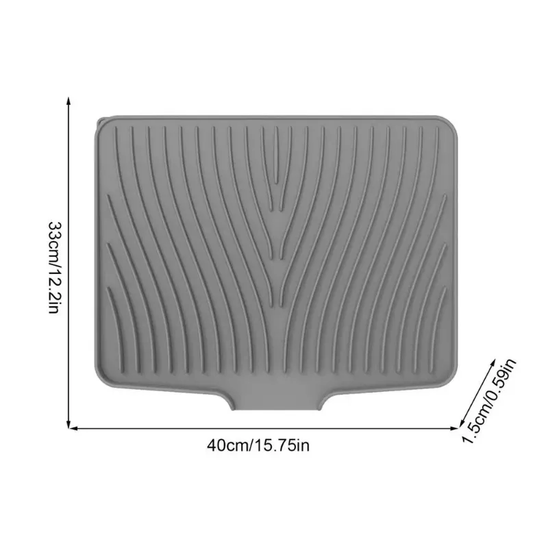 40x33x1,5cm China Cinza