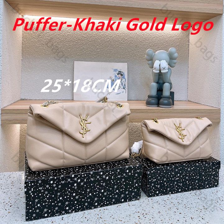 Puffer-Khaki Gold L.