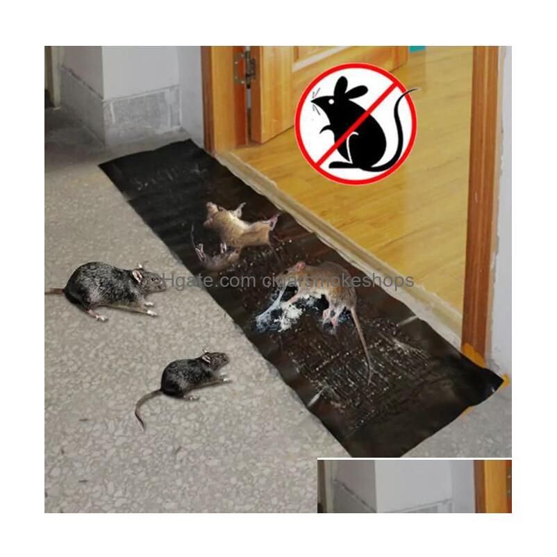 Rat de souris noir 120x28cm