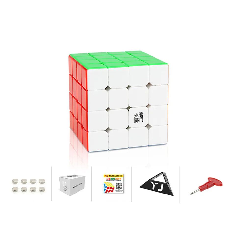 Cubos Mágicos Yj Zhilong Mini 4x4 Cubo Mágico Magnético 56mm Mini Speed  Cube Puzzle Zhilong Yongjun Brinquedos Profissionais 4x4x4 Cubos Magnéticos  231019 De $58,86