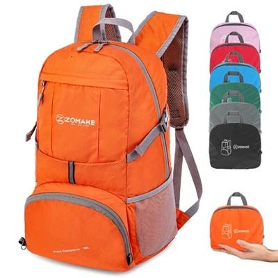 orange ryggsäck