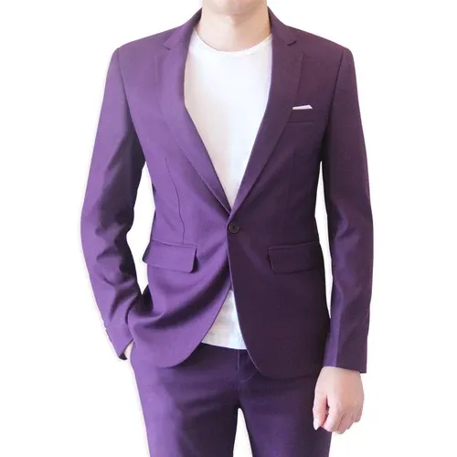 1 button purple