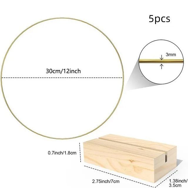 5 stuks 30 cm houder