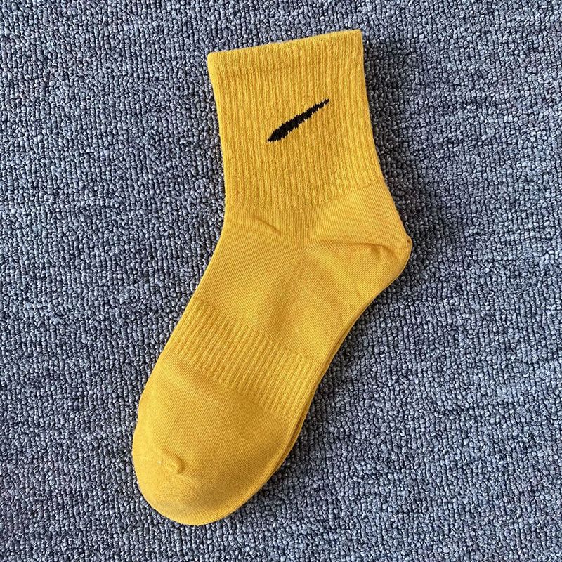 Orta Kalf Çorapları Sarı