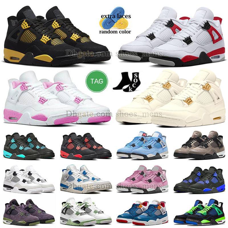 Jumpman 4 Basketball Shoes For Men Women 4s Pine Green Military Black Cat  Sail Red Thunder White Oreo Cool Grey Blue University Seafoam Mens Retro  Sports Sneakers From Vip_bao_shoes, $45.69
