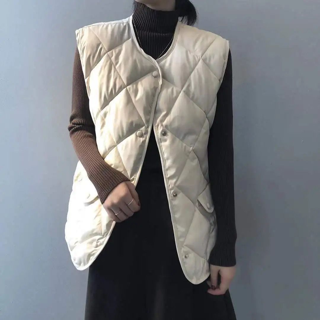 beige vest